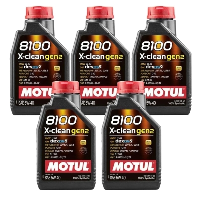 MOTUL 8100 X-Clean GEN 2 5W40 C3  (5 x 1L)
