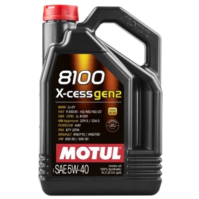 MOTUL 8100 X-cess GEN 2 5W40 5 литра