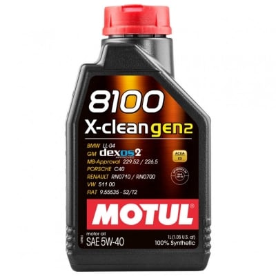 MOTUL 8100 X-Clean GEN 2 5W40 C3 1 литър