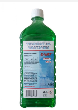 Зимна течност за чистачки ЕЛИТ  -60°С,  0.9 литра