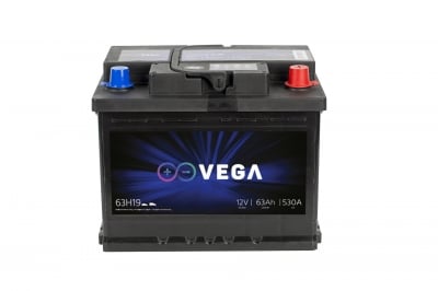 Акумулатор Vega VG 63H19, 63Ah 530A